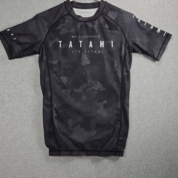 Tatami Rashguard Shirt Camo Black XS - Picture 1 of 11